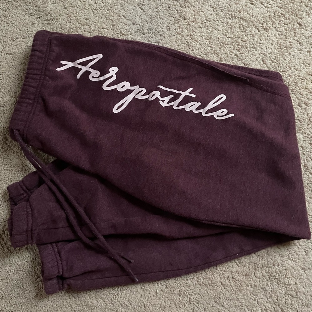 Maroon sweatpants